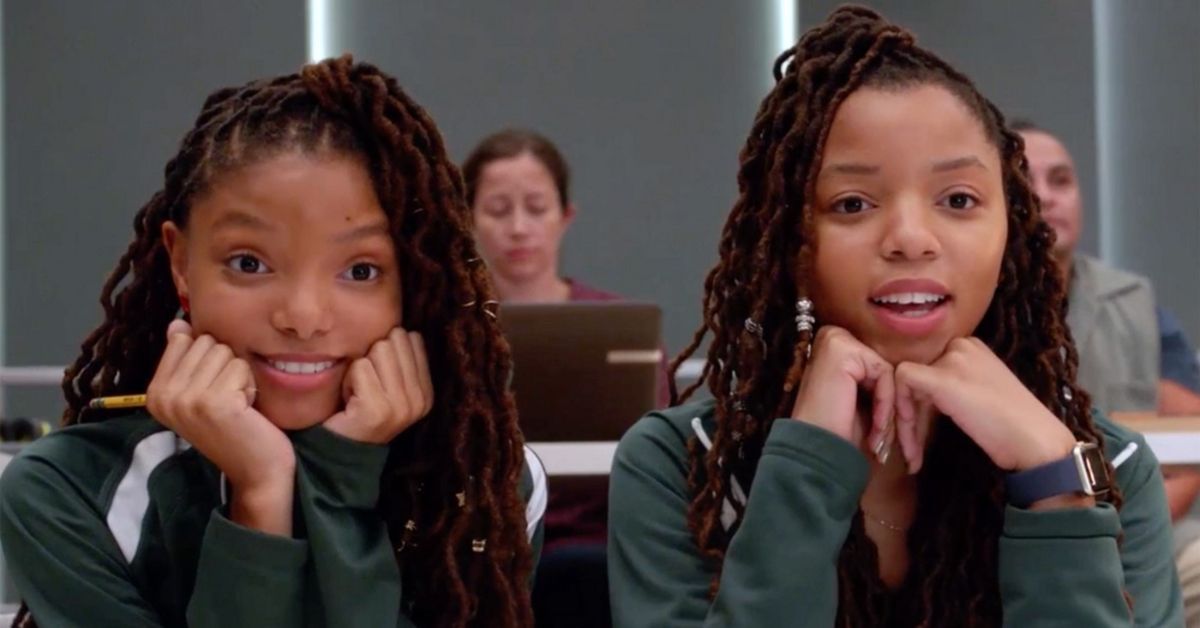 Chloe and Halle Bailey on Grown ish