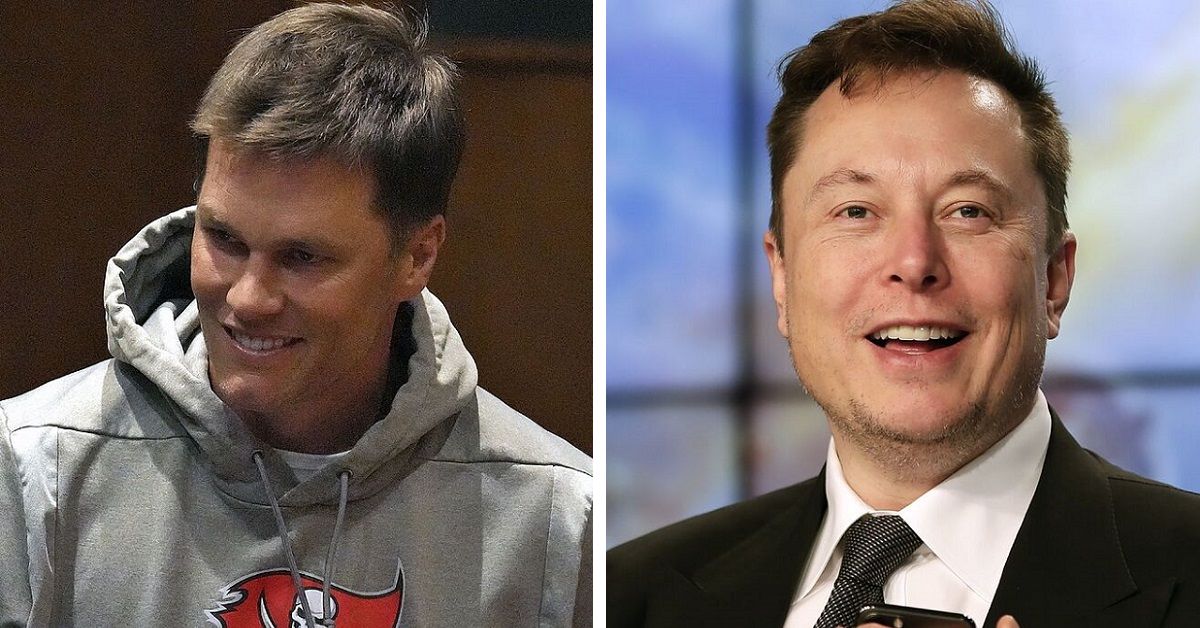 Elon Musk and Tom Brady