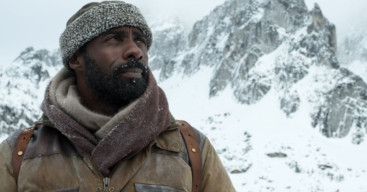 Idris Elba in a still from the film The Mountain Between Us