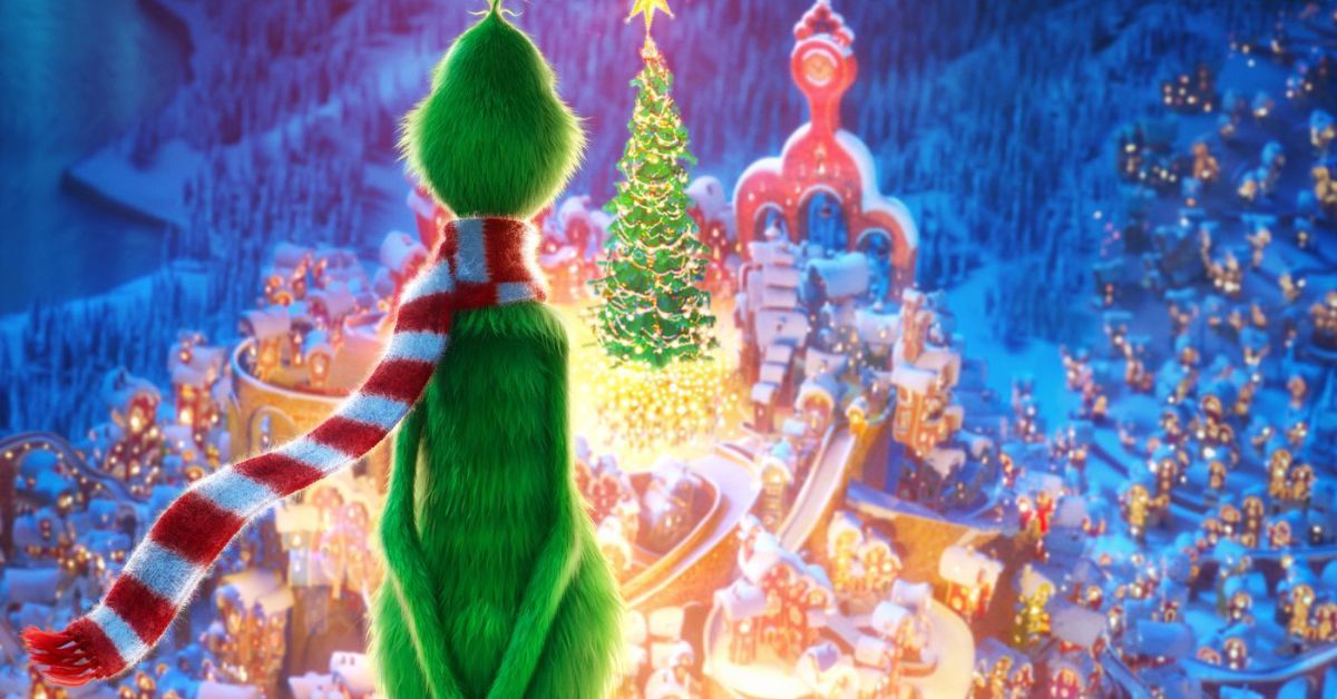 The Grinch view of Whoville 2018 film