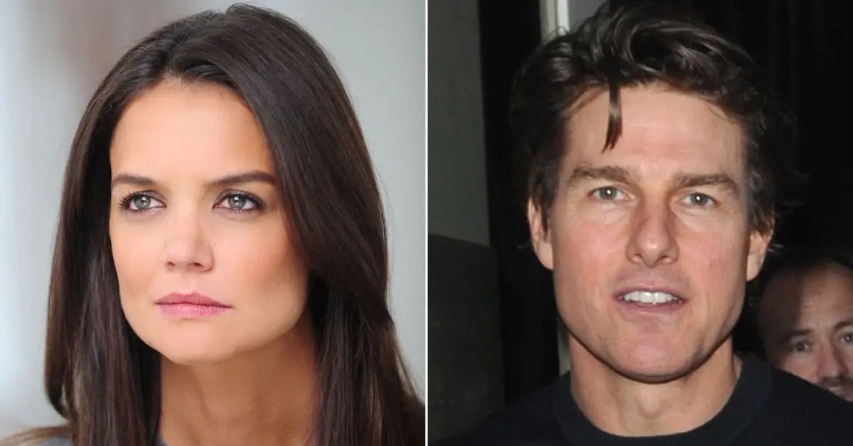 Tom Cruise and Katie Holmes side by side