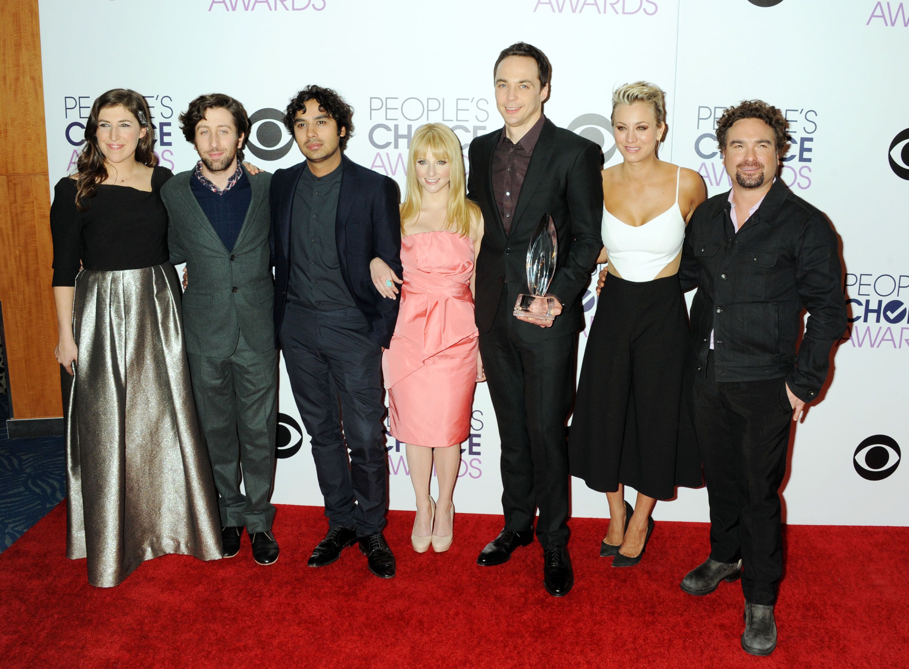 The Big Bang Theory cast at the 2015 People's Choice Awards