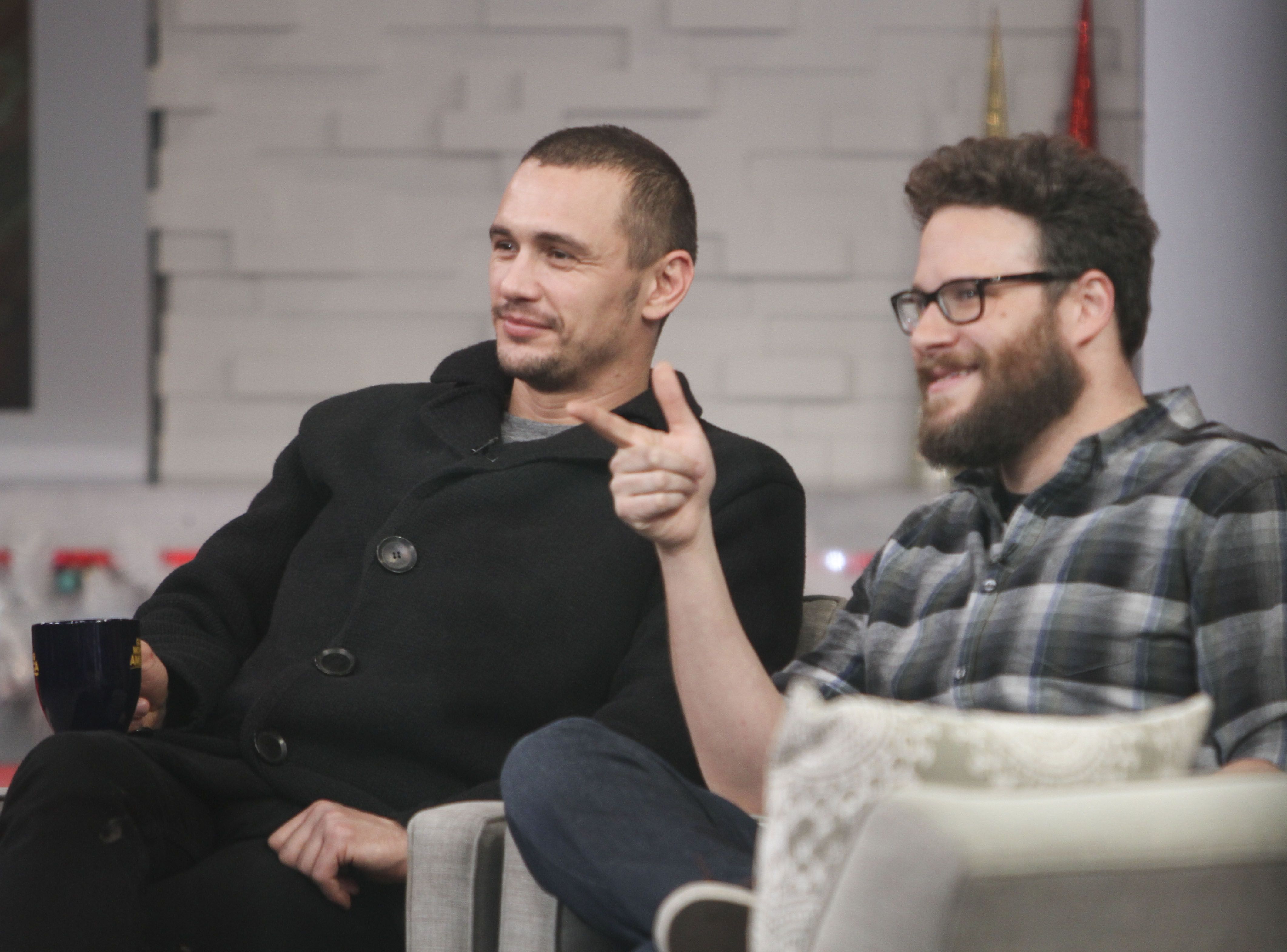 James Franco and Seth Rogen on Good Morning America 2014