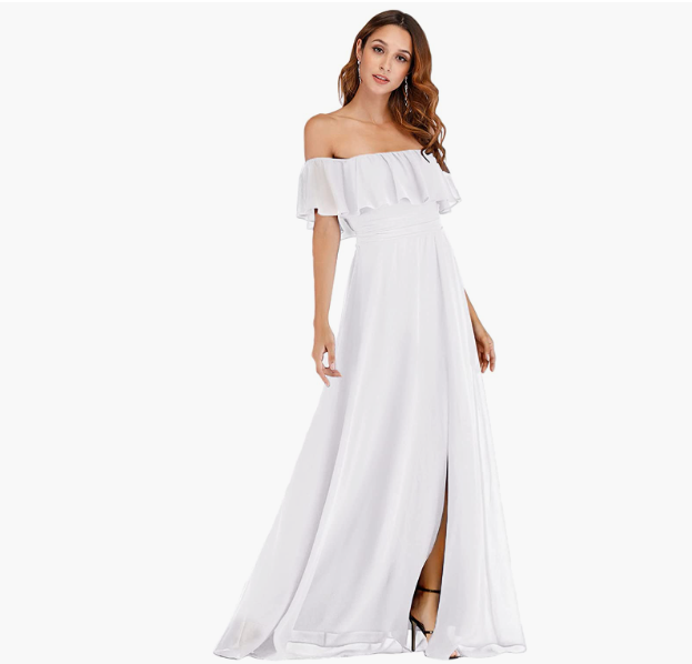 15 Simple Beach Wedding Dresses Under $100.00