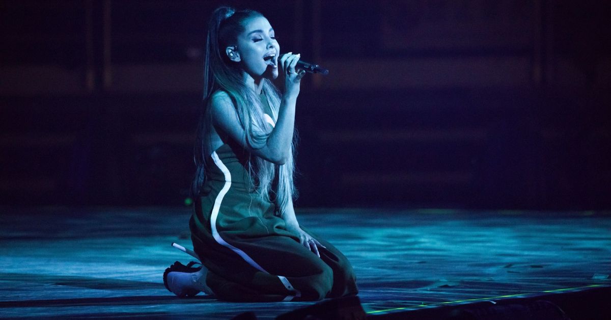 Ariana Grande on stage