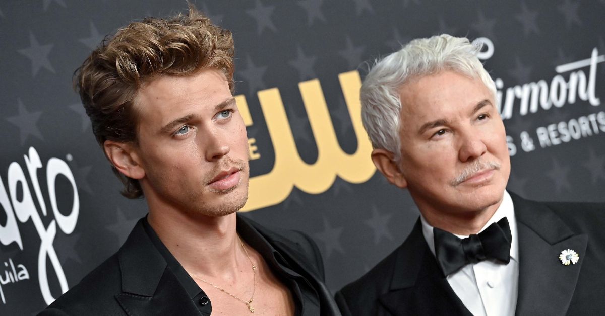 Austin Butler and Baz Luhrmann on the red carpet
