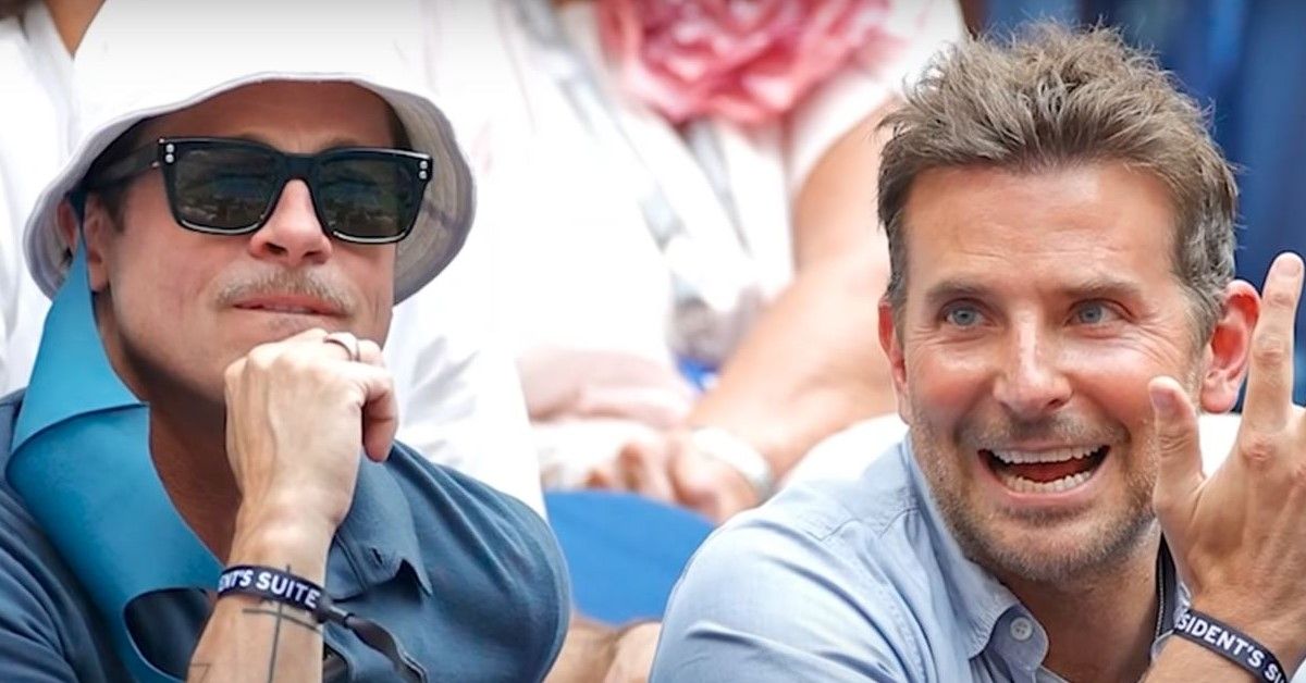 Brad Pitt and Bradley Cooper hang out at the US Open 