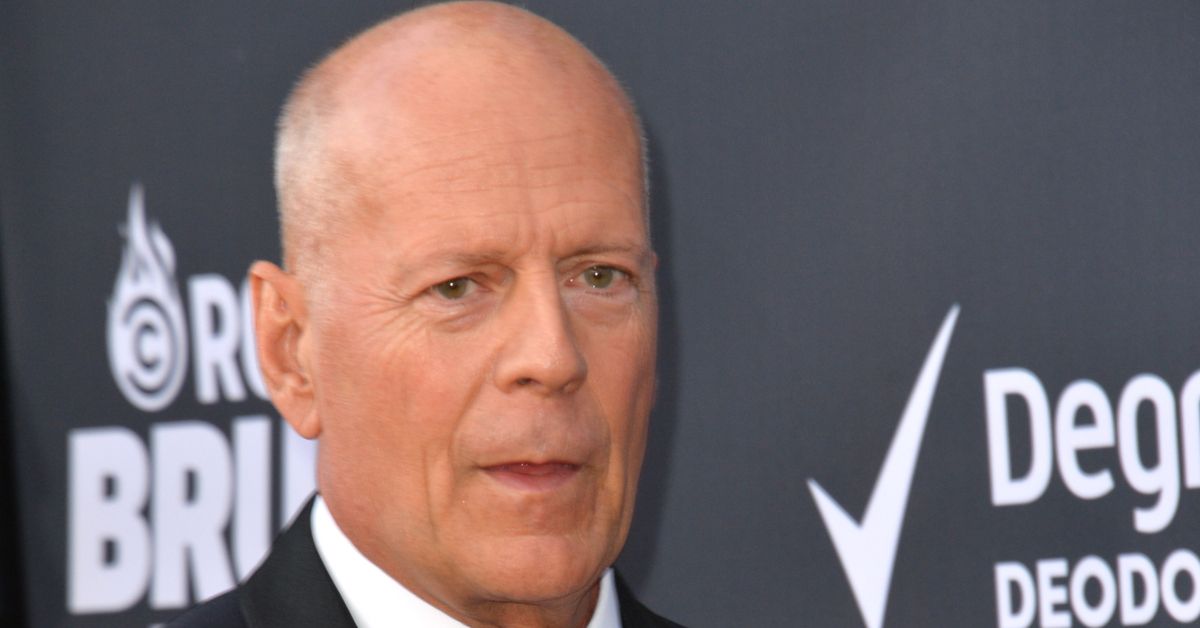 Bruce Willis looking annoyed