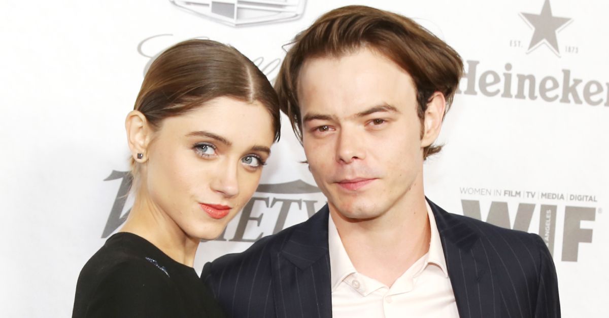 Charlie Heaton And Natalia Dyer on the red carpet
