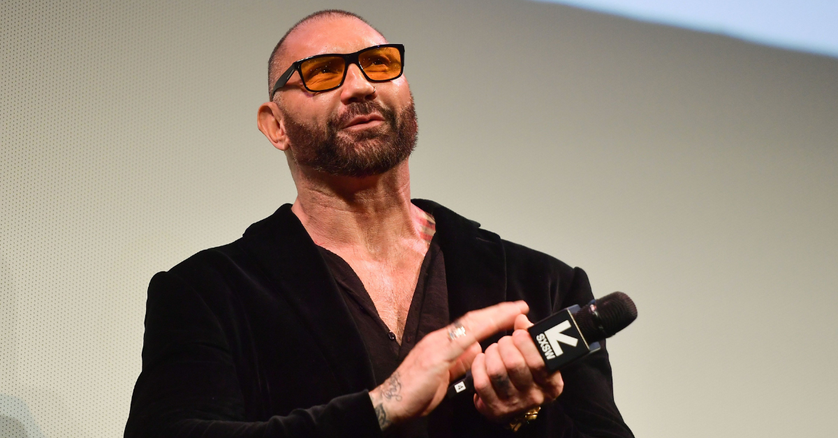 Dave Bautista Doesn't Wear Sunglasses During Interviews To Look Cool