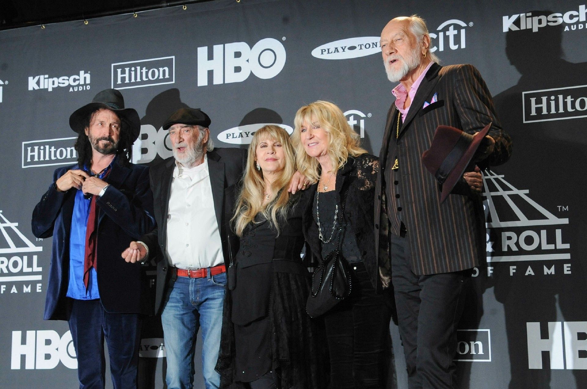 Fleetwood Mac on the red carpet