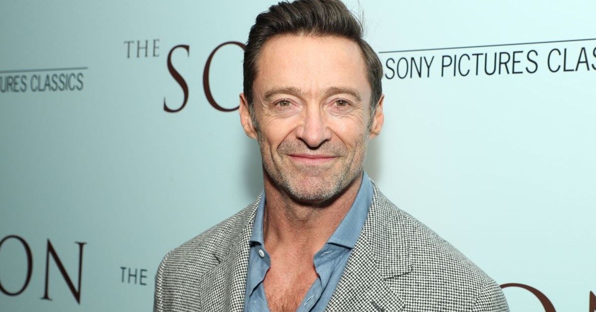 Hugh Jackman is spotted at the special New York screening of The Son