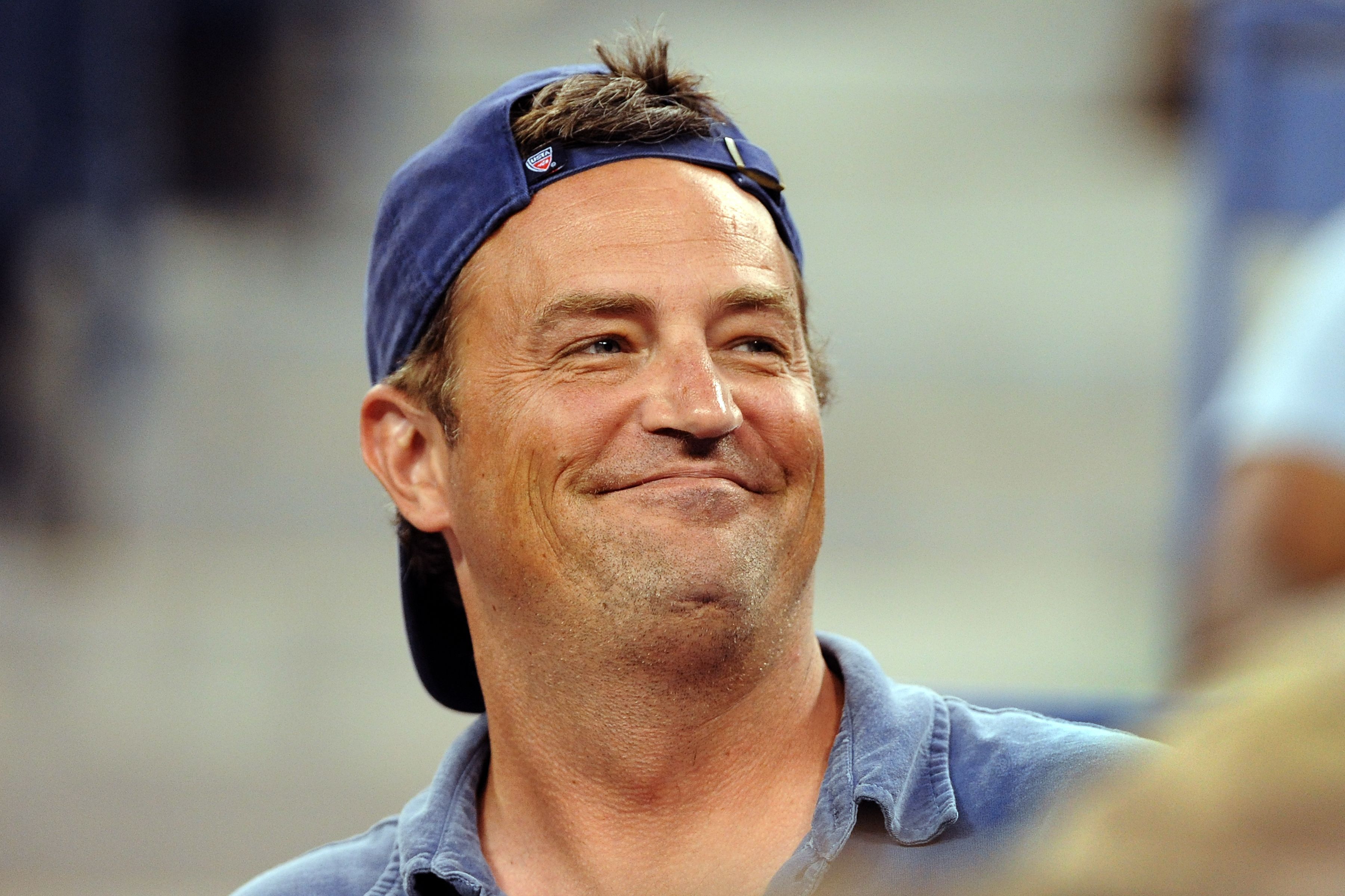 Matthew Perry pictured on day 13 of the 2011 U.S. Open Tennis Championships