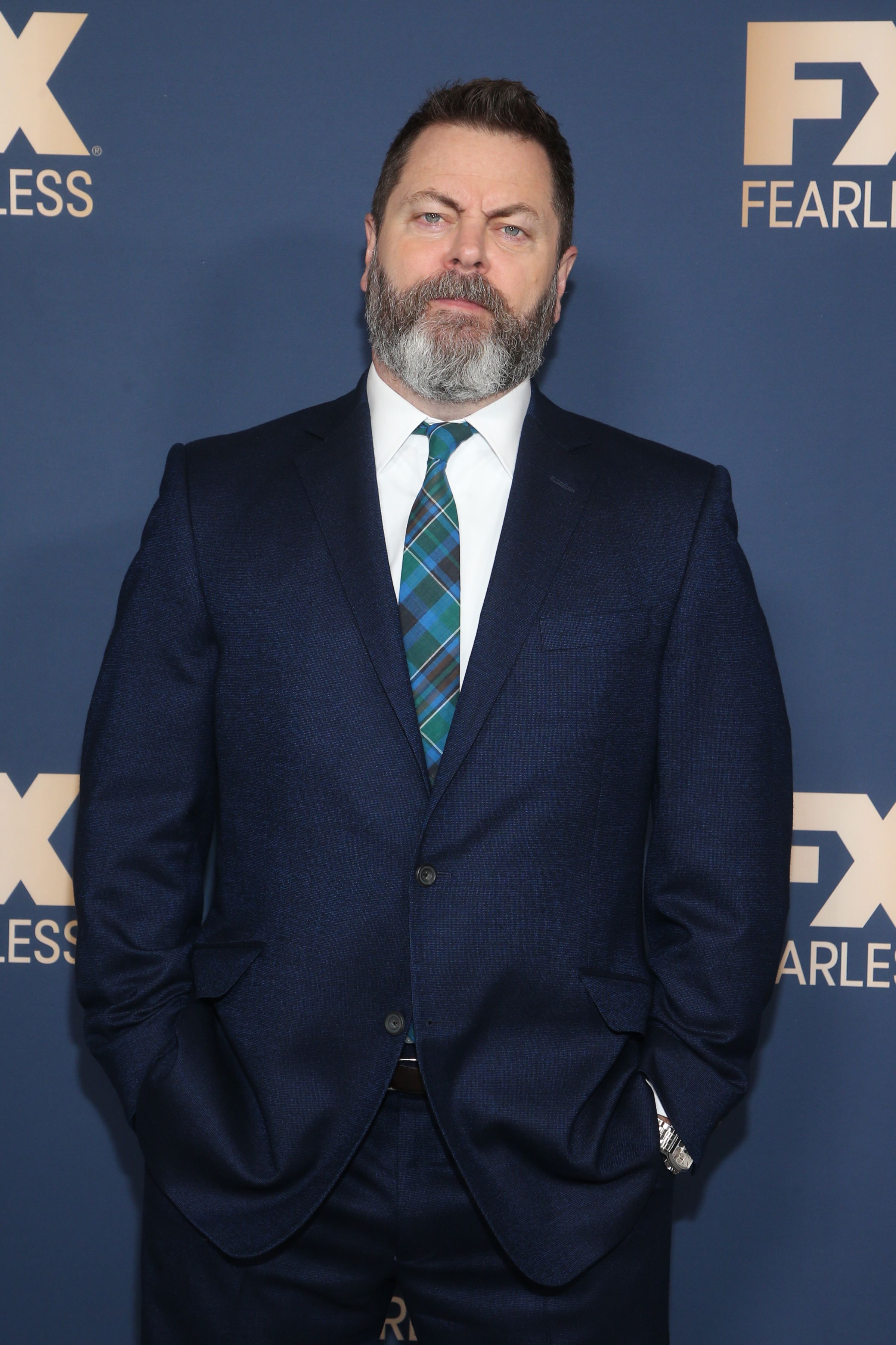 Nick Offerman at the FX Networks Star Walk at TCA