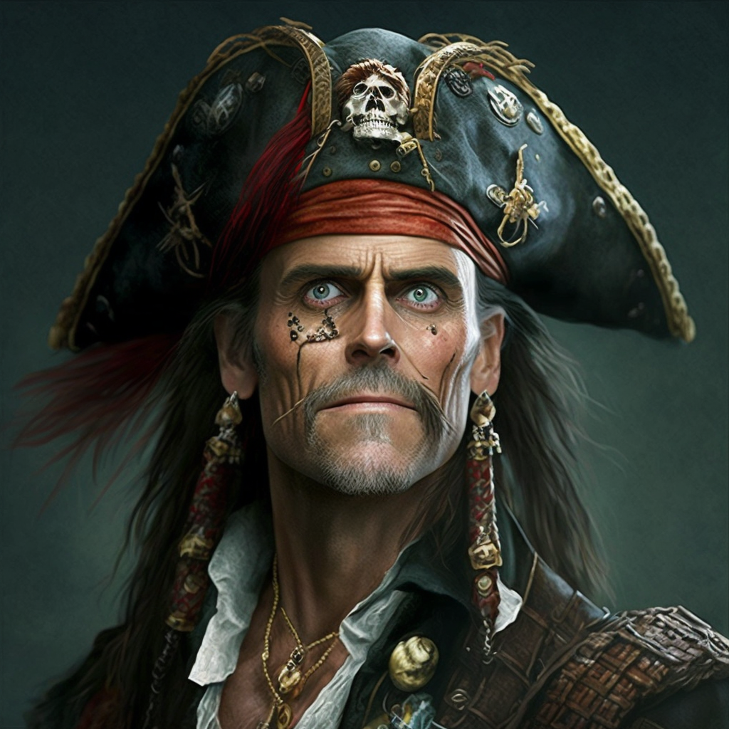 Jim Carrey as Pirates of the Caribbean1