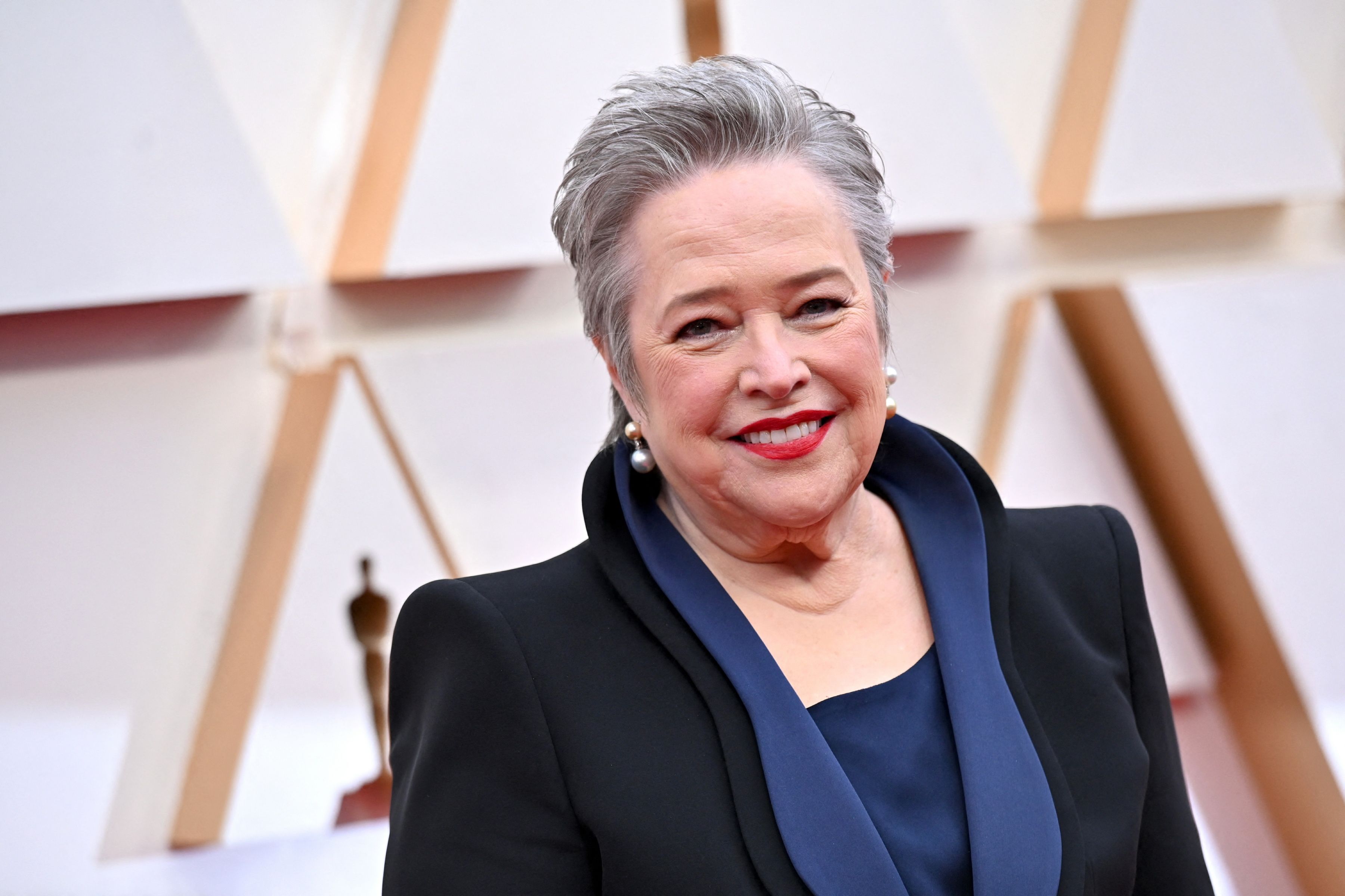Kathy Bates on a red carpet
