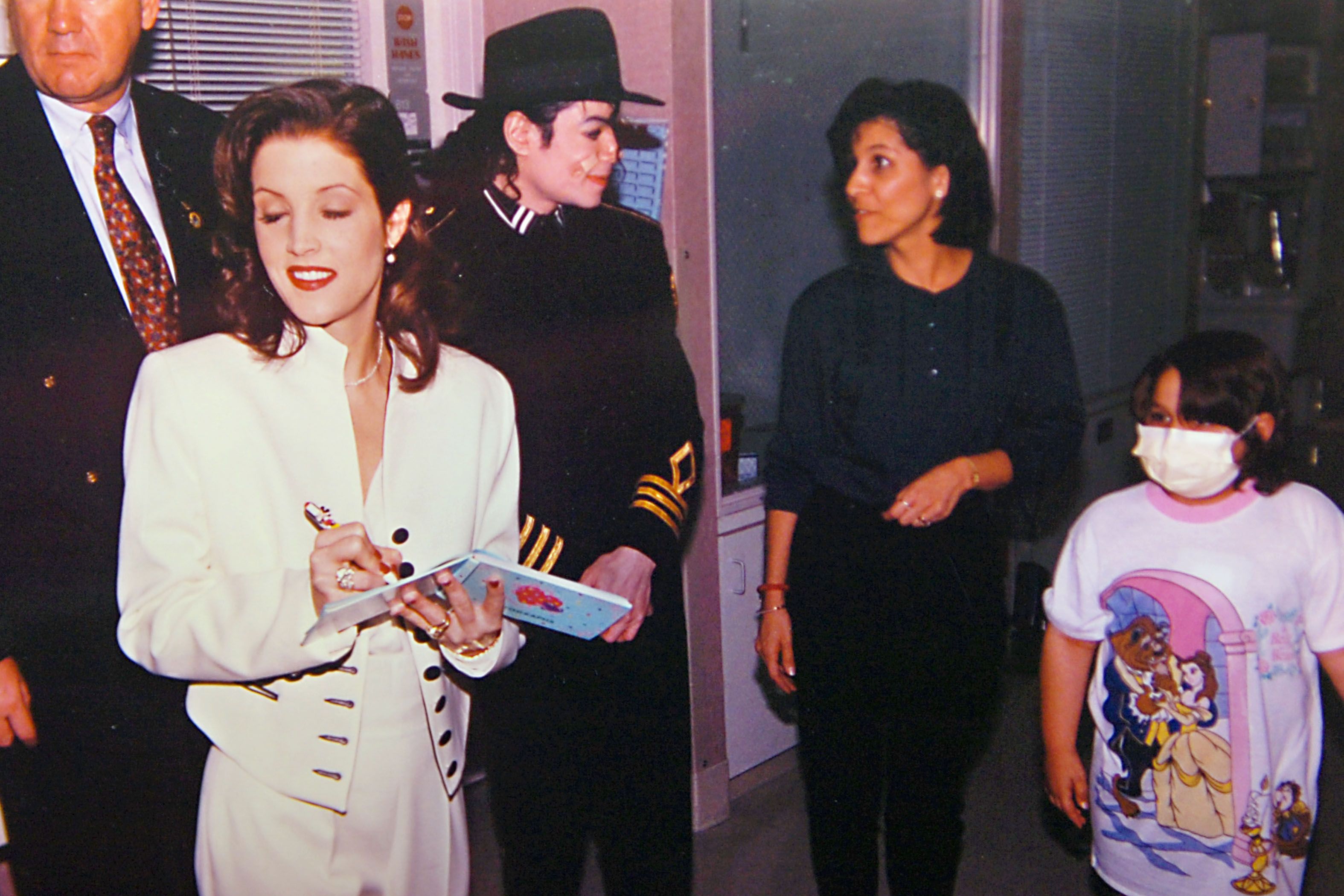 Michael Jackson and Lisa Marie presley