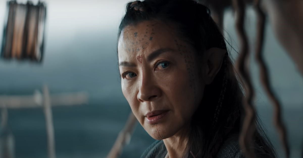 Michelle Yeoh in a still from Netflix's The Witcher: Blood Origin 