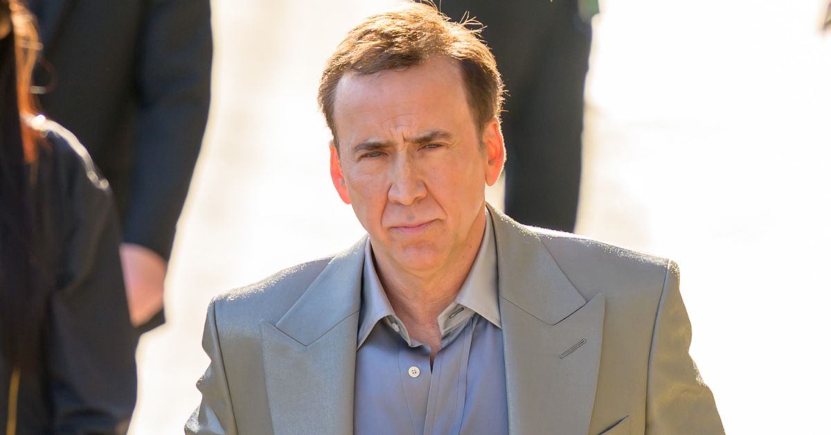 Nicolas Cage looking mad