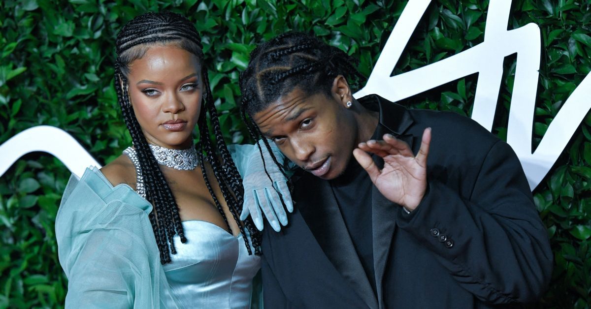 Rihanna and Asap Rocky attending the UK fashion awards, 2019