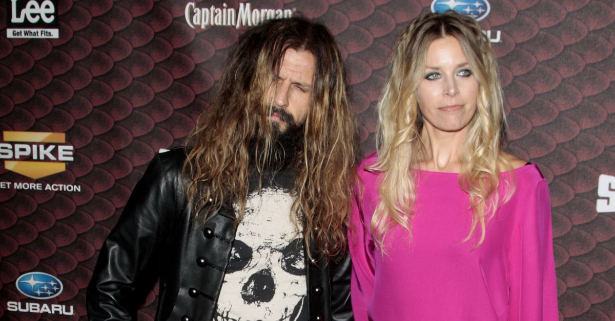 Rob Zombie and Sheri Moon Zombie on the red carpet