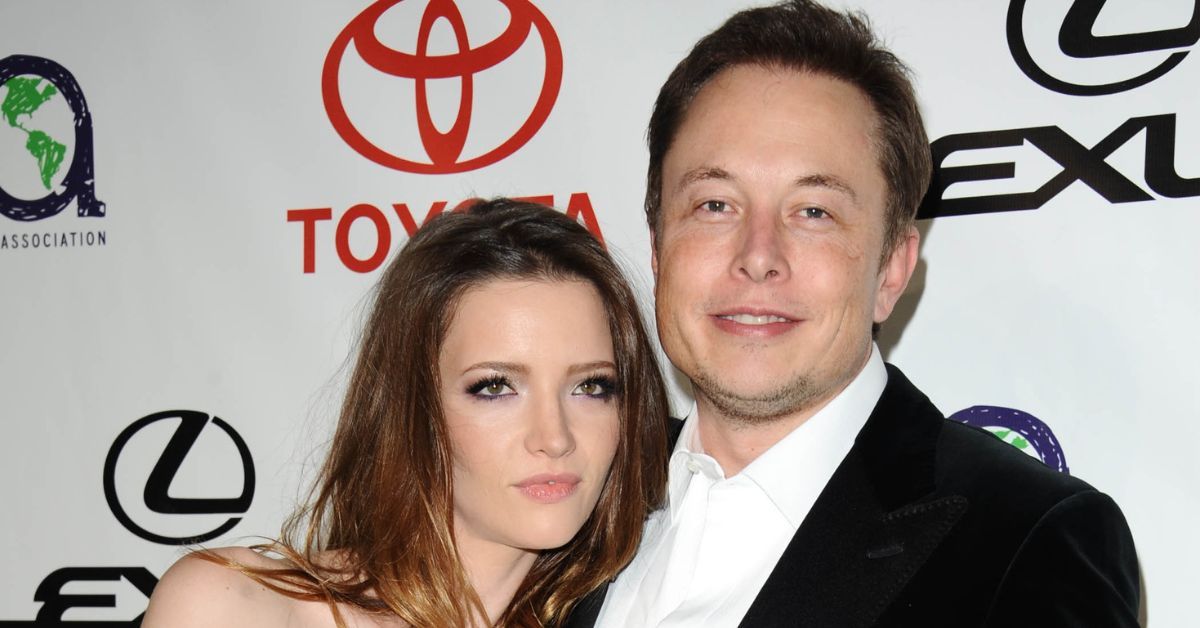 Talulah Riley and Elon Musk on the red carpet
