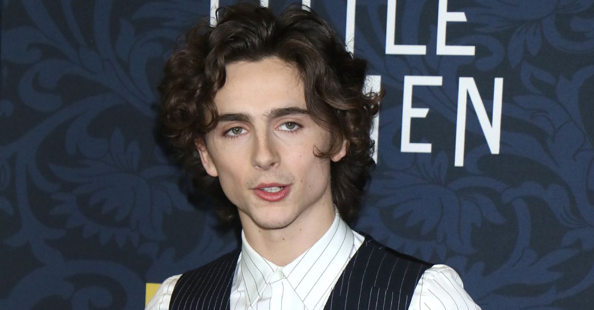 Timothée Chalamet on the red carpet