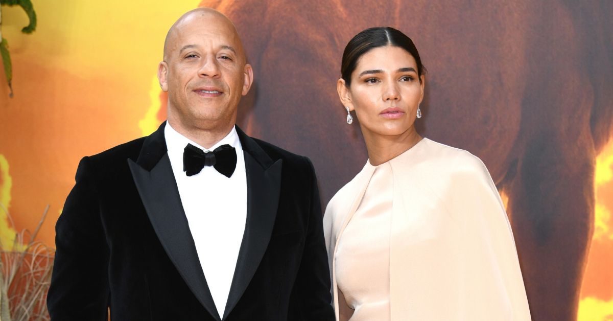 Vin Diesel and Paloma Jimenez on the red carpet