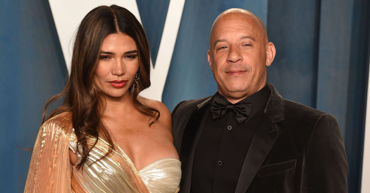 Vin Diesel and Paloma Jimenez on the red carpet