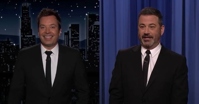 Stephen Colbert And Jimmy Kimmel Proved They Are Far From Rivals During ...