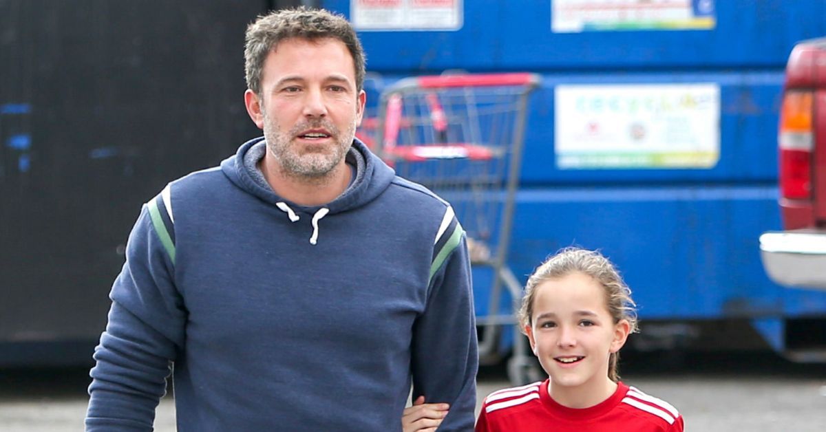 Ben Affleck and his daughter Seraphina picured together in 2019