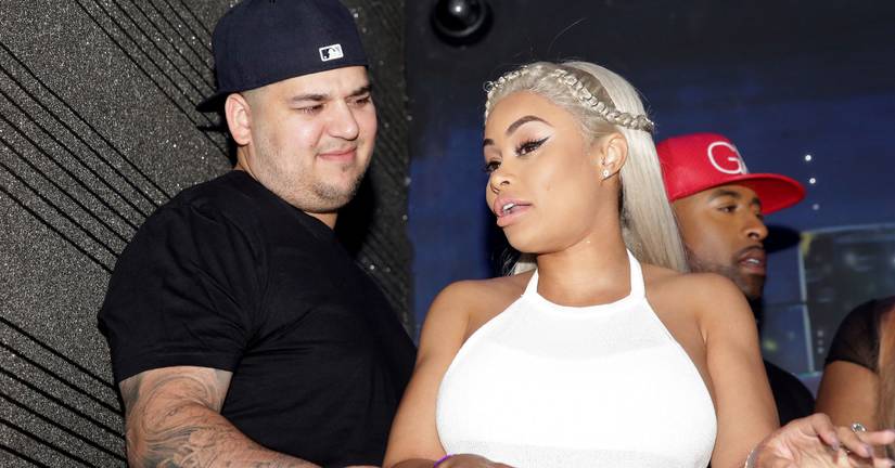 Blac Chyna and Rob Kardashian before their split