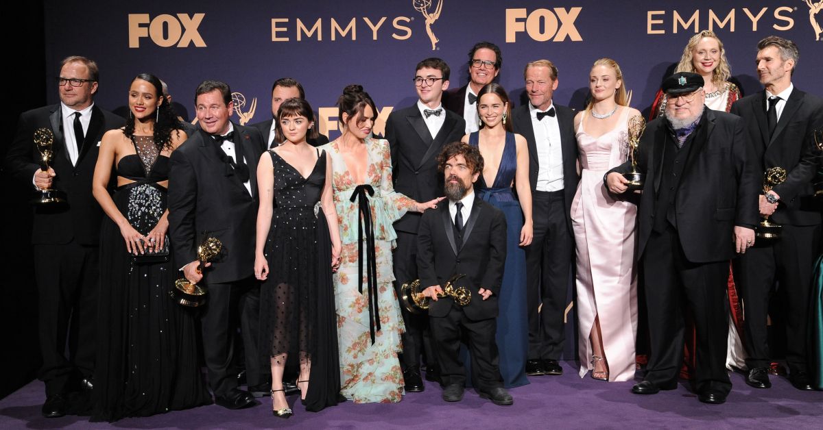 Game of Thrones cast and producers at the Emmys