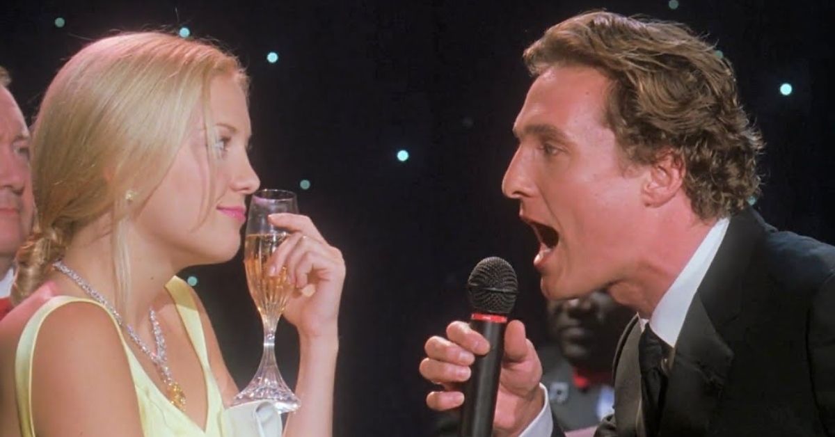 How To Lose A Guy In Ten Days Kate Hudson And Matthew McConaughey carly simon you're so vain singing