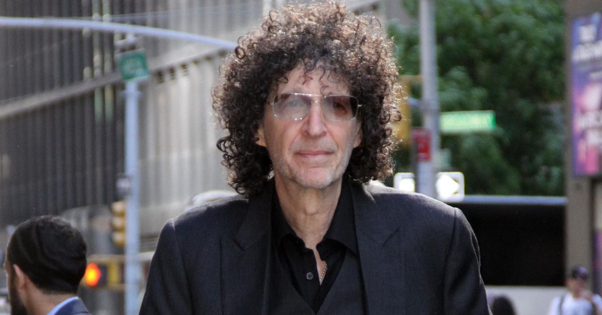 Howard Stern outside The Late Show with Stephen Colbert