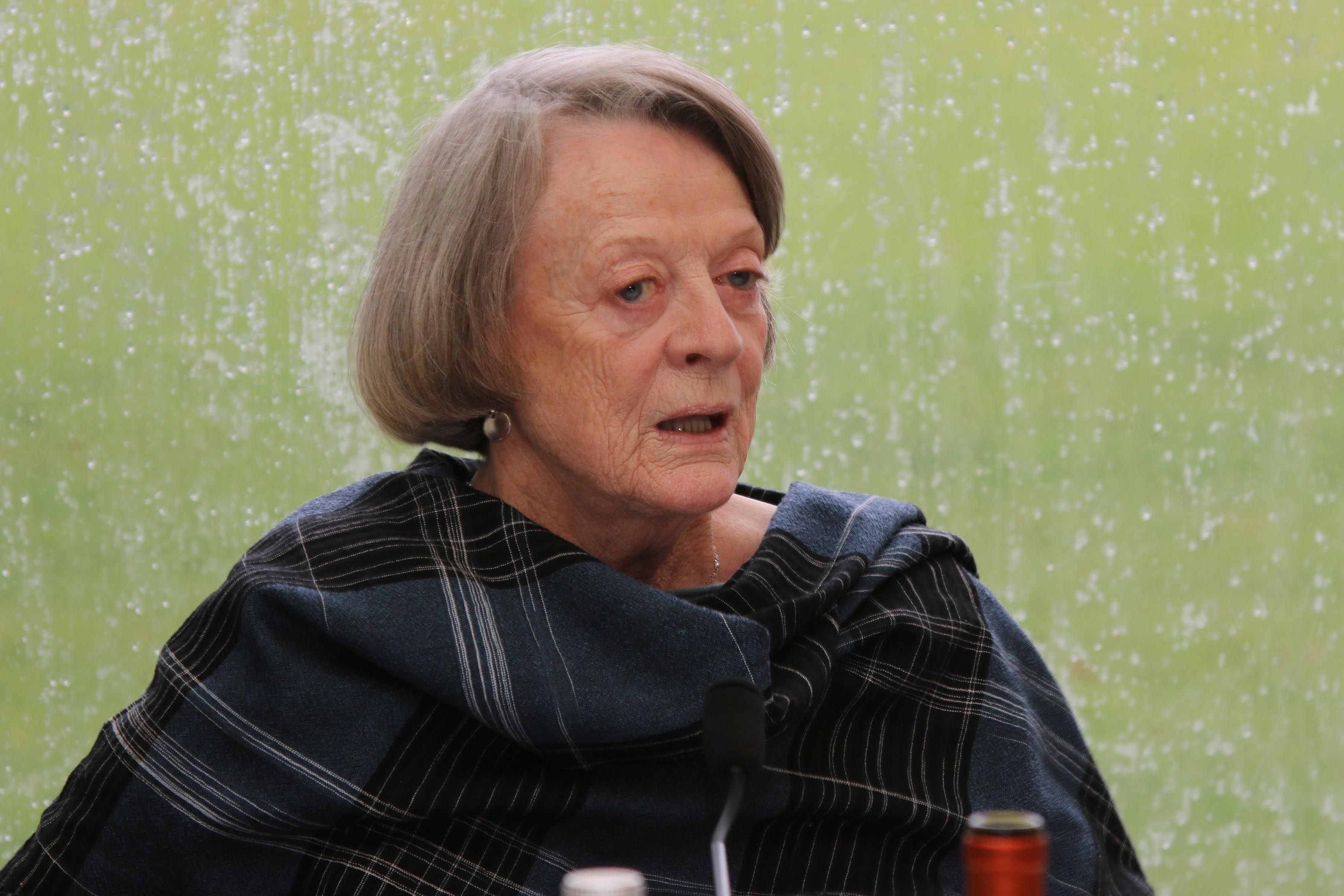 Maggie Smith on Press Conference for Downton Abbey