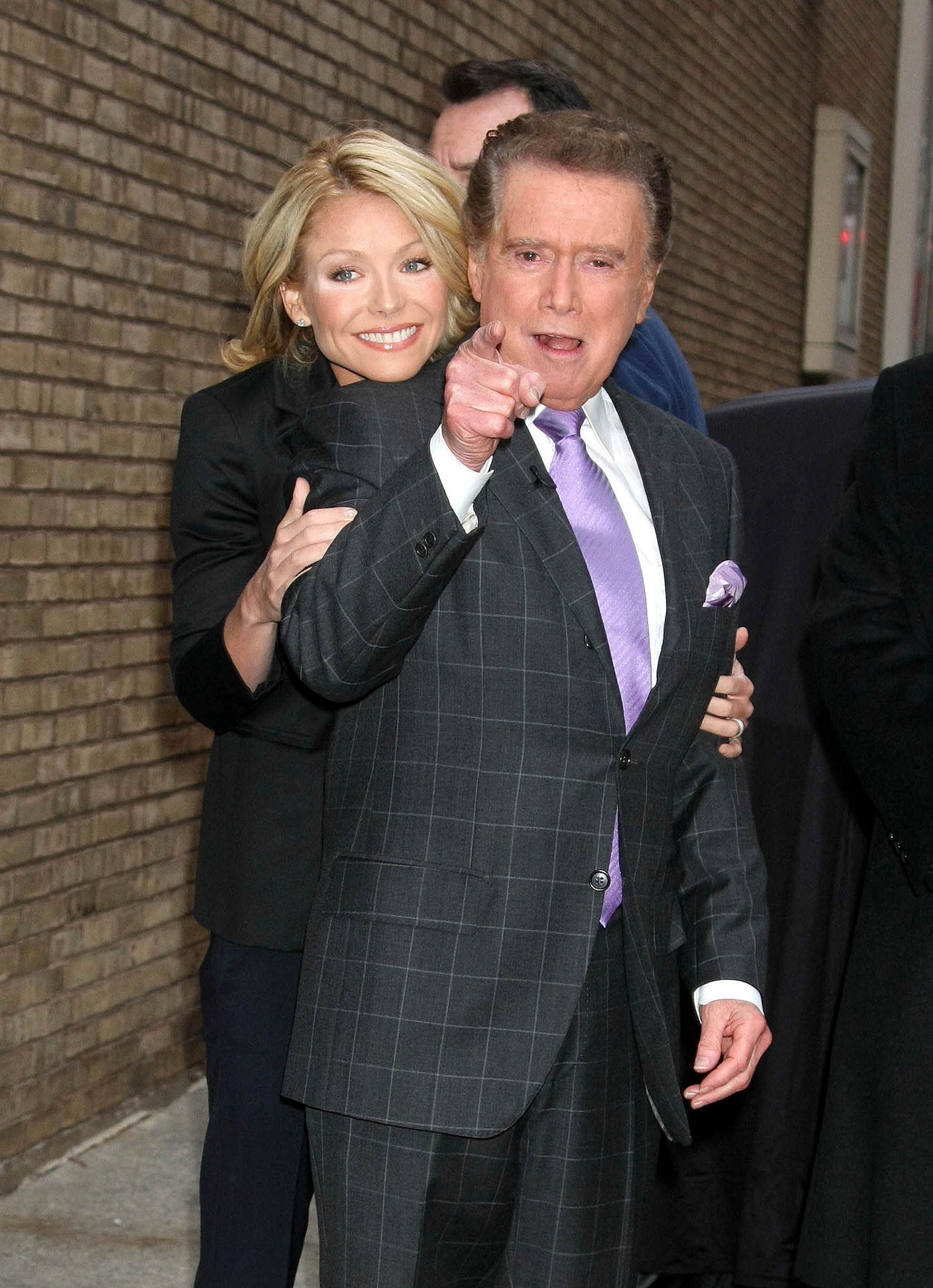 Regis Philbin Took A Shot At Kelly Ripa Backstage Prior To Her First Show