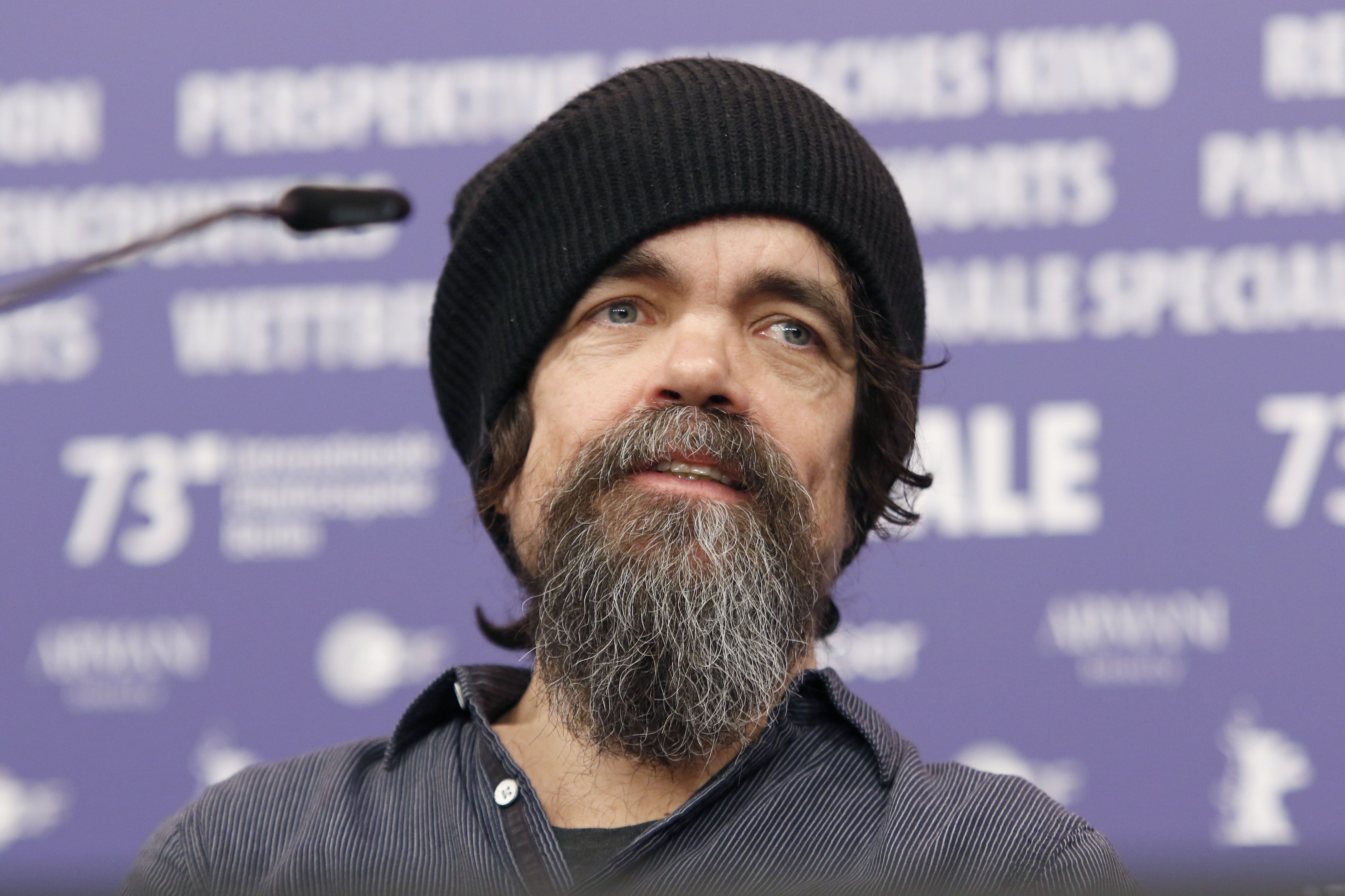 Peter Dinklage during a press interview
