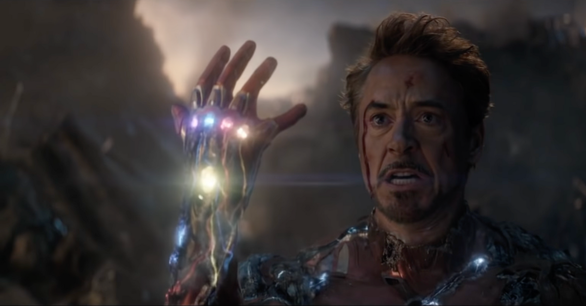 Iron Man played by Robert Downey Jr.