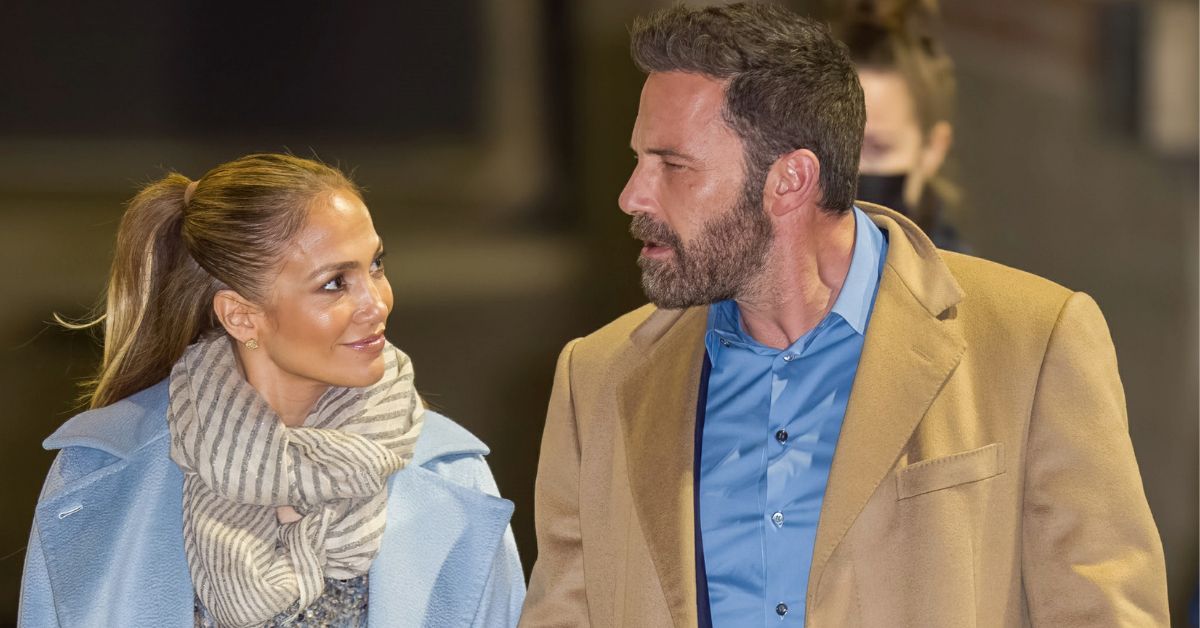 Jennifer Lopez and Ben Affleck outside the studios of Jimmy Kimmel Live