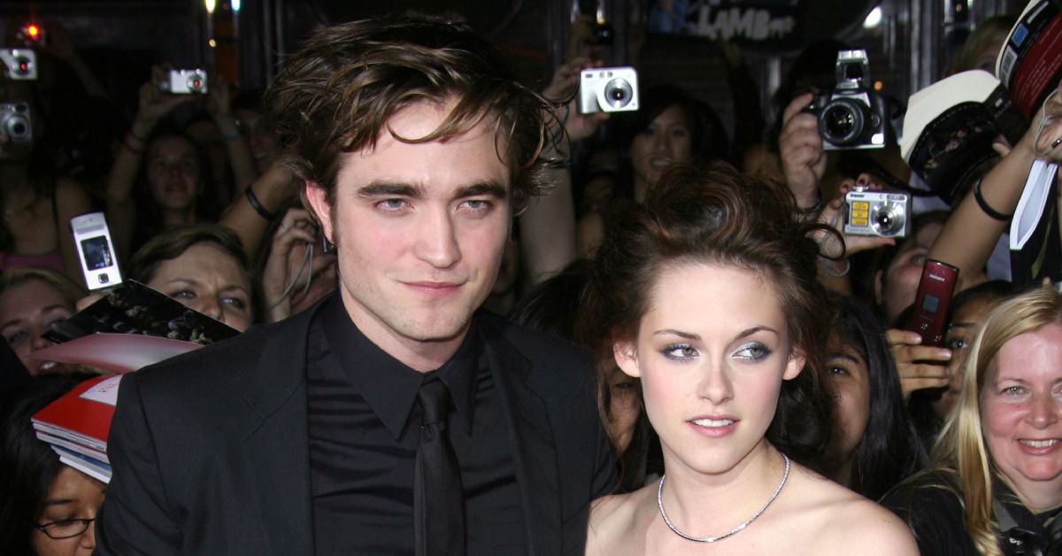Kristen Stewart and Robert Pattinson looking exhausted