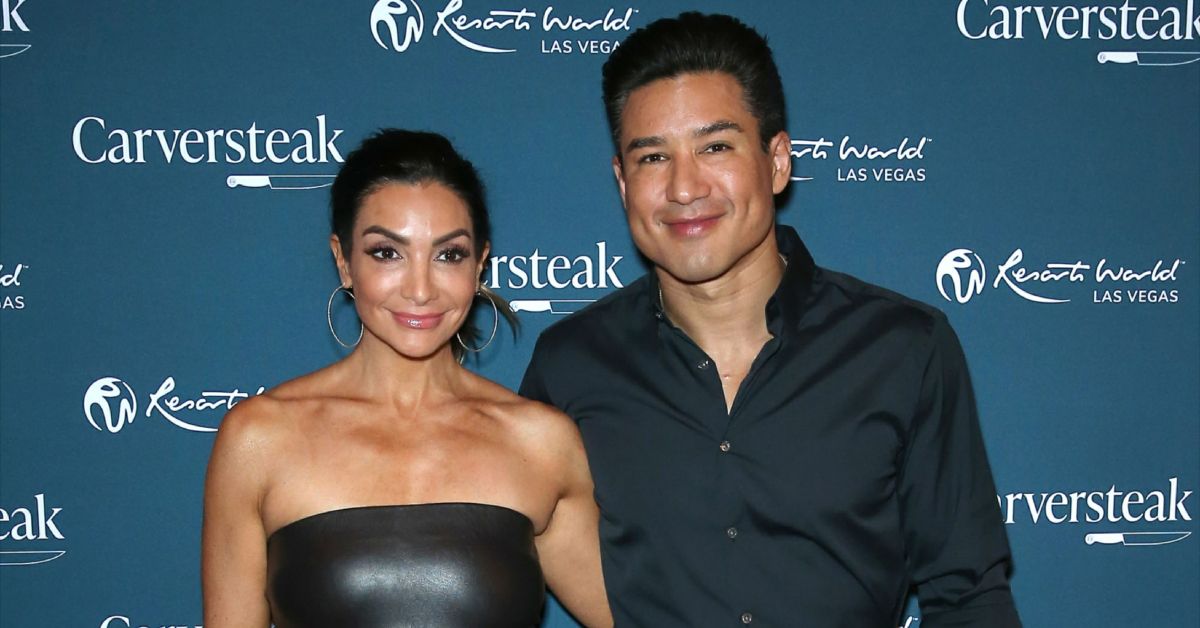 Mario Lopez and his wife Courtney Lopez