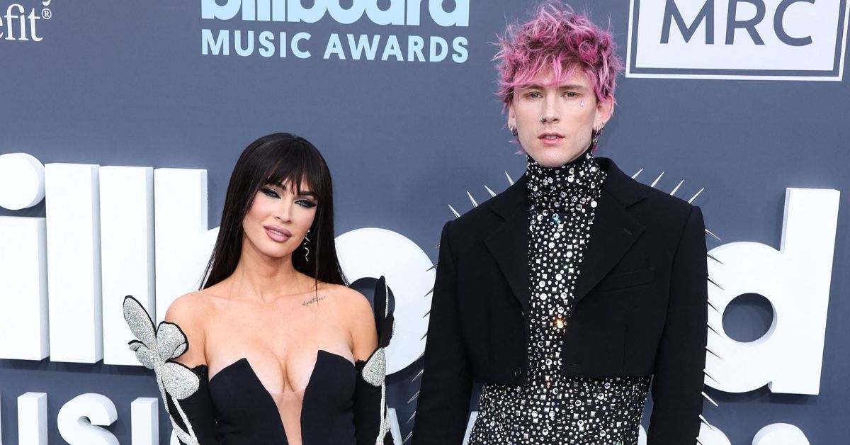 Megan Fox and her fiance Machine Gun Kelly at the billboard awards 2022