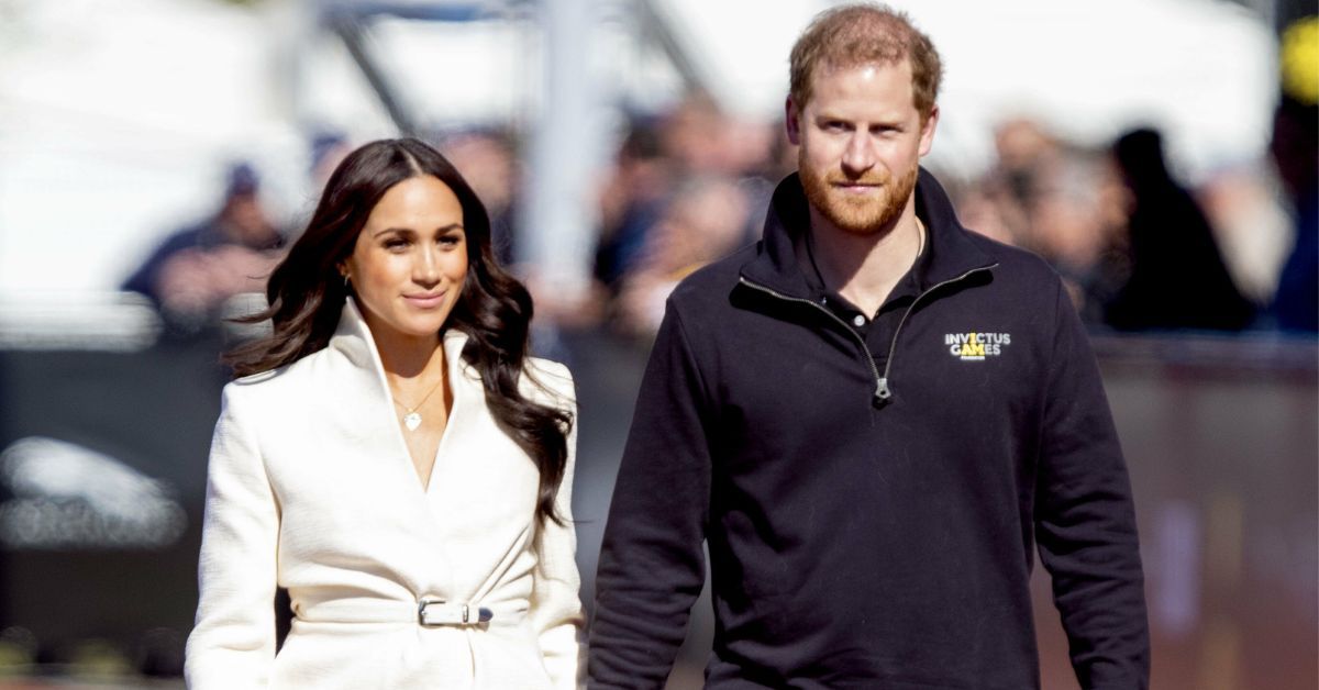 Prince Harry and Meghan Markle he Invictus Games Park in The Hague