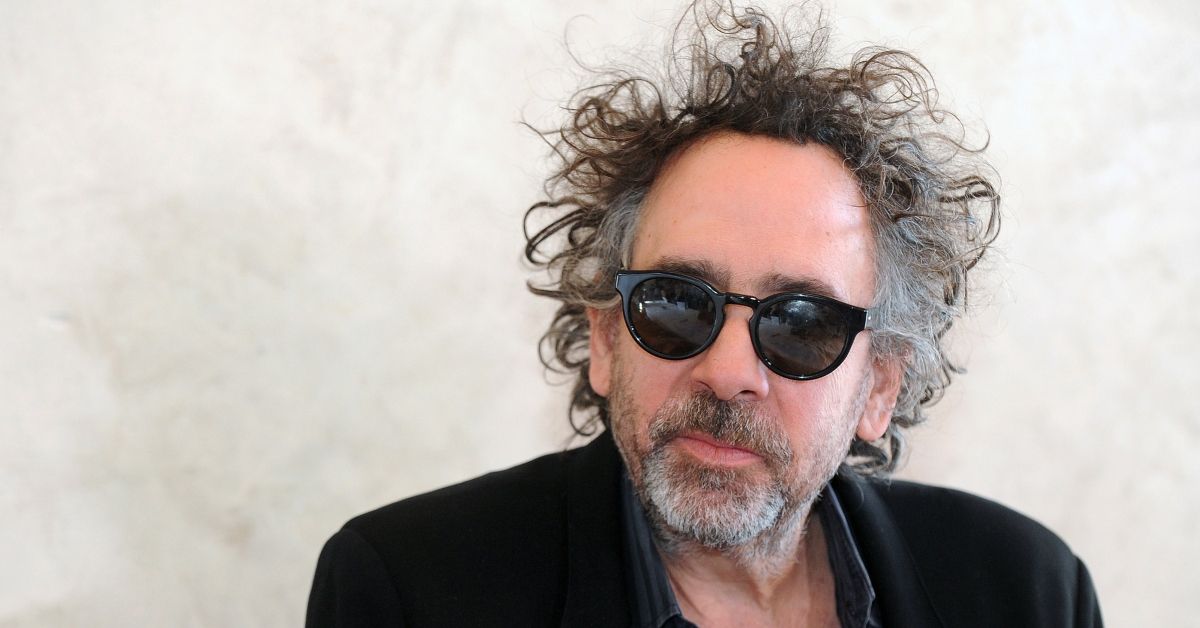 Tim Burton at a press conference in 2014