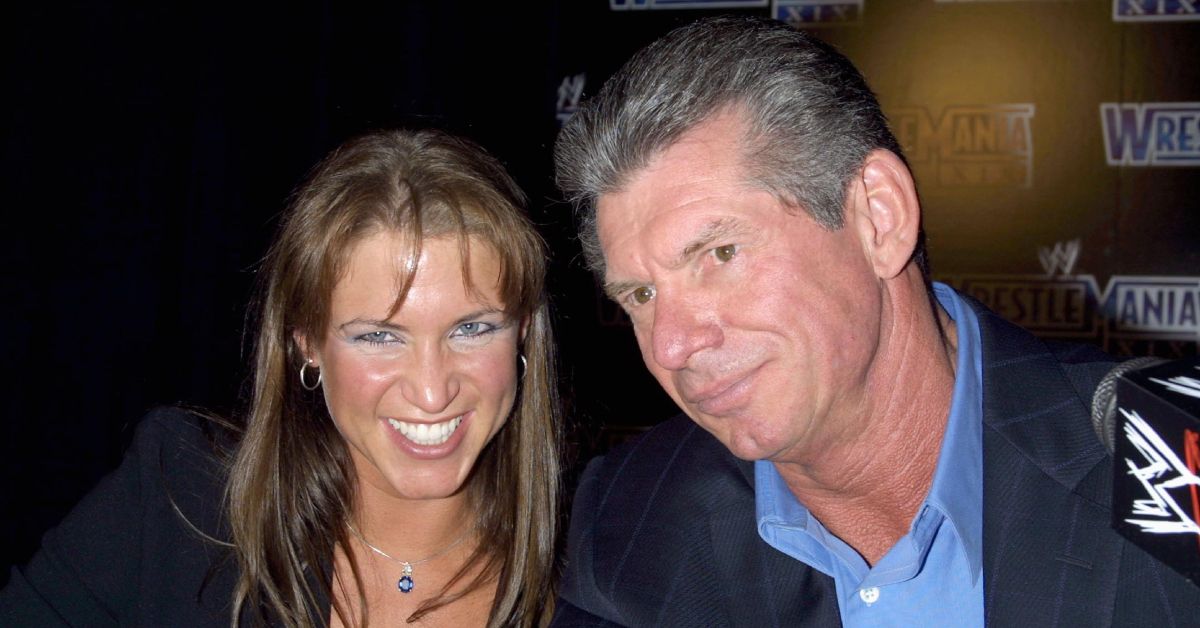 Vince McMahon and Stephanie McMahon at WWE press conference
