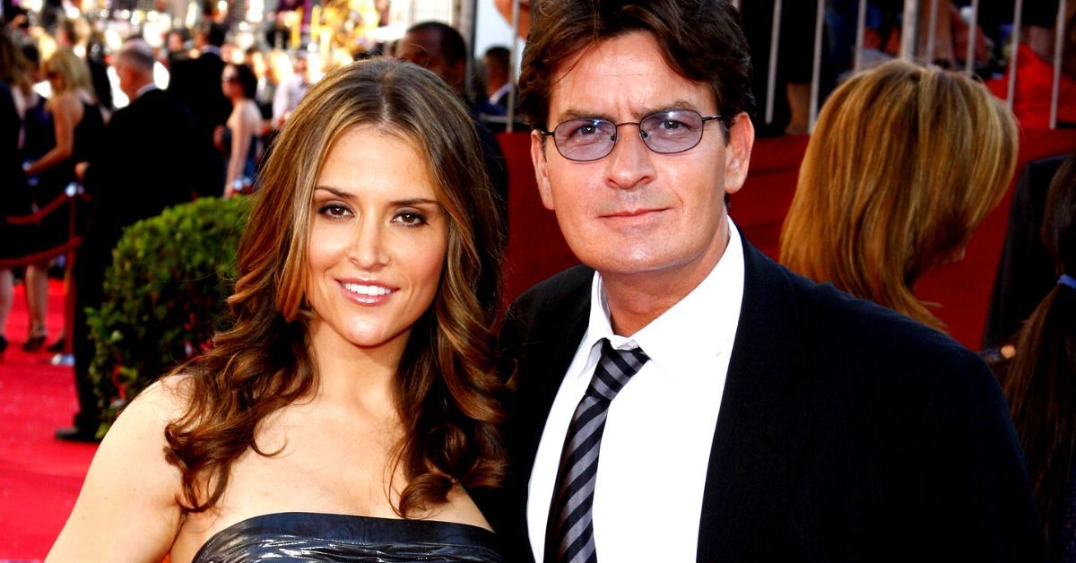 Charlie Sheen and Brooke Mueller at the Emmys