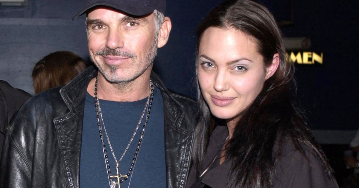 Young Angelina Jolie and Billy Bob Thornton as a couple