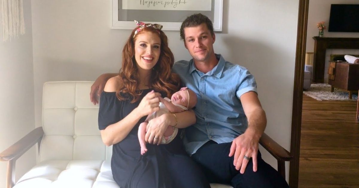 Audrey and Jeremy Roloff with their baby