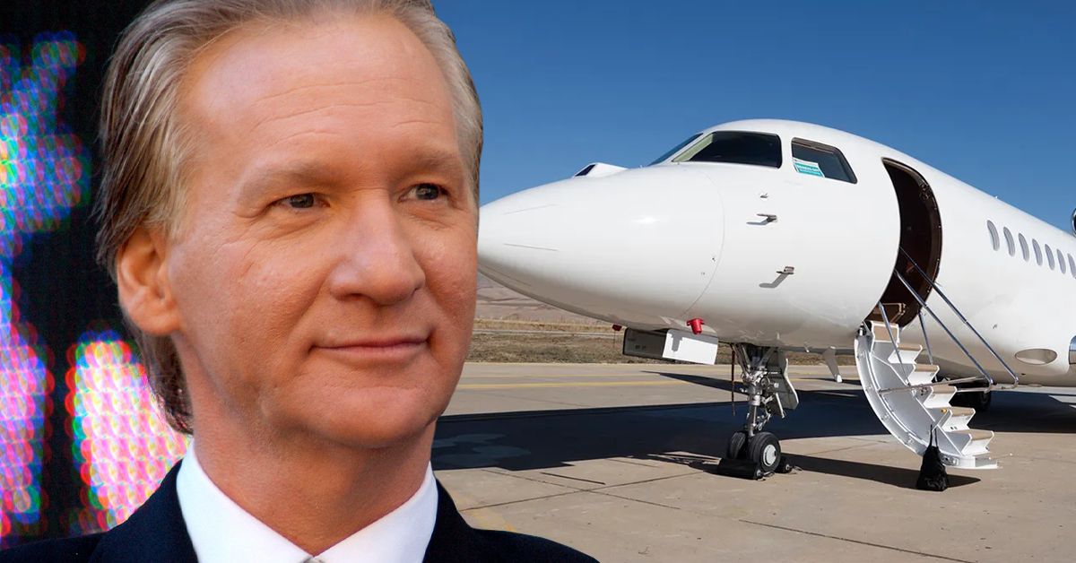 bill maher confessed he does fly private but took down other celebs who quietly do so